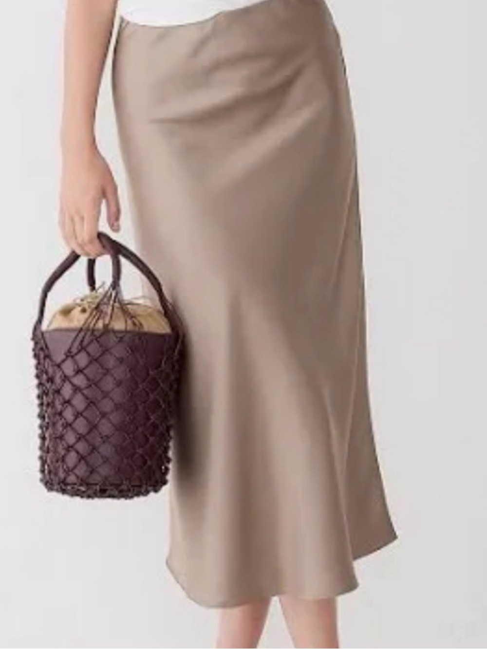 J.Crew Sedona Basket Bag in Leather in Port Wine | NWT - Picture 15 of 16